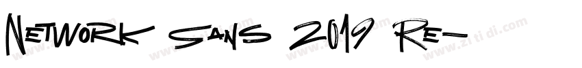 Network Sans 2019 Re字体转换